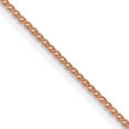 thumbnail image 1 of Auriga Fine Jewelry 14K Rose Gold 1.05mm Spiga Chain Necklace 18inch for Women, 1 of 6