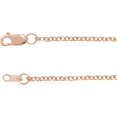 thumbnail image 1 of Auriga Fine Jewelry 14K Rose Gold-Filled 1.5 mm Cable Chain Necklace 20", 1 of 3
