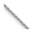 thumbnail image 1 of Auriga Fine Jewelry 14K White Gold 0.8mm Wheat Chain Necklace 18inch for Women, 1 of 6