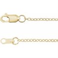 thumbnail image 1 of Auriga Fine Jewelry 14K Yellow Gold-Filled Adjustable Cable Chain Necklace 16", 1 of 4