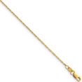 thumbnail image 1 of Auriga Fine Jewelry 14K Yellow Gold Polished 1.3 mm Anchor Chain Necklace for Women 20", 1 of 3