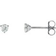 thumbnail image 1 of Auriga Fine Jewelry 14k White Gold 1/5 CTW Natural Diamond Stud Earrings for Women, 1 of 3