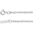 thumbnail image 1 of Auriga Fine Jewelry 14k White Gold 1.5 mm Rope Chain Necklace for Women 20", 1 of 2