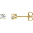 thumbnail image 1 of Auriga Fine Jewelry 14k Yellow Gold 1/3 CTW LG Diamond Stud Earrings for Women, 1 of 3