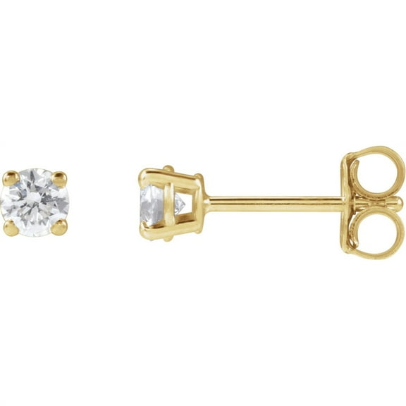 Auriga Fine Jewelry 14k Yellow Gold 1/3 CTW LG Diamond Stud Earrings for Women