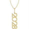 thumbnail image 1 of Auriga Fine Jewelry 14k Yellow Gold 2028 Year 16-18" Necklace for Women, 1 of 4