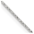 thumbnail image 1 of Auriga Fine Jewelry 925 Sterling Silver 1.5 mm Diamond-cut Round Box Chain w/4in ext. Necklace for Women 22", 1 of 6