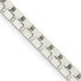 thumbnail image 1 of Auriga Fine Jewelry 925 Sterling Silver 3.75 mm Box Chain Necklace for Women 28", 1 of 6