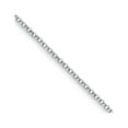 thumbnail image 1 of Auriga Fine Jewelry Platinum 3.4 mm Solid Rolo Chain Necklace for Women 16", 1 of 3