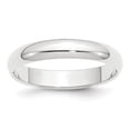thumbnail image 1 of Auriga Fine Jewelry Platinum 4mm Half Round Wedding Band Ring Size- 4 for Women, 1 of 4