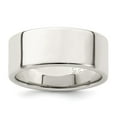 thumbnail image 1 of Auriga Fine Jewelry 925 Sterling Silver 8 mm Lightweight Flat Band for Men Size 11.5, 1 of 6