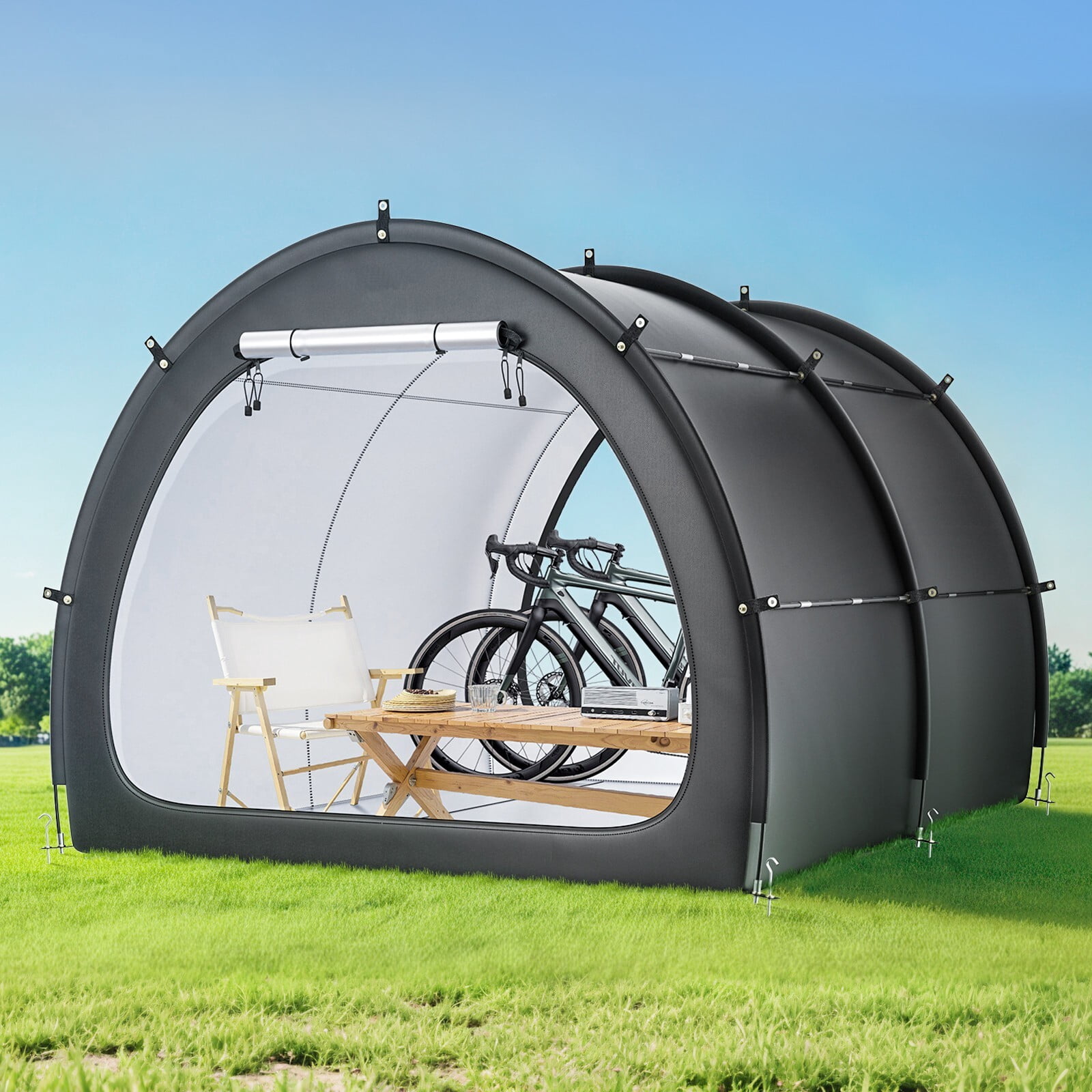 Aurivale Bike Storage Tent 5 Bikes Outdoor Spacious Bike Storage aurivale-bike-storage-tent-5-bikes-outdoor-spacious-bike-storage