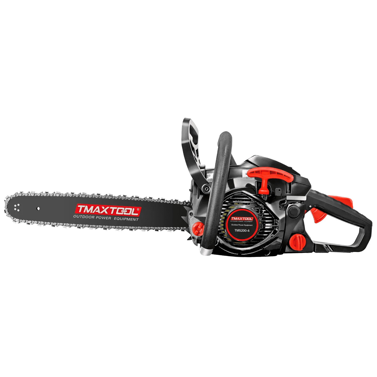 Aurlrtil 62cc 2-Stroke Gas Chainsaw with 20in Guide Bar, 3.4HP, Max Speed 10,000RPM, Ergonomic Handle, Easy Start for Pruning, Limbing and Sawmill Operations (Black)