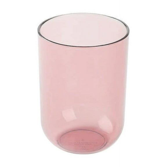 Auroal 4Pc semi transparent drinking cup, suitable for bathrooms, parties - Pink