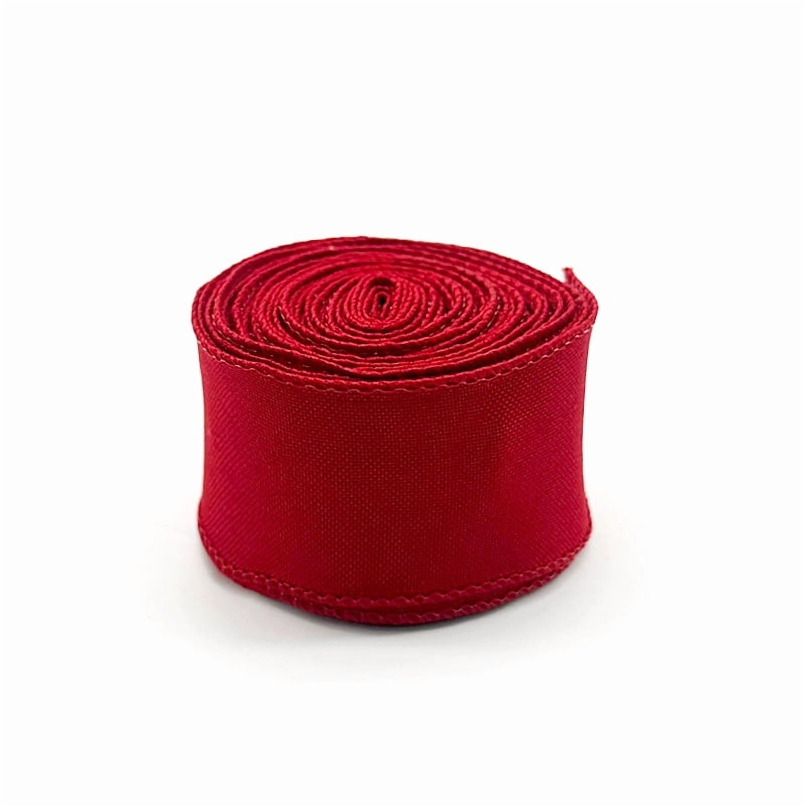 Auroal Christmas Ribbon 5 pieces -1.5 inches wide x 10 yards long red ...