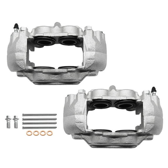 Aurogenix Front Brake Caliper Replacement For 2006-2010 Hummer H3 2009-2010 Hummer H3T,18-5019+18-5018,Front Driver and Passenger Side