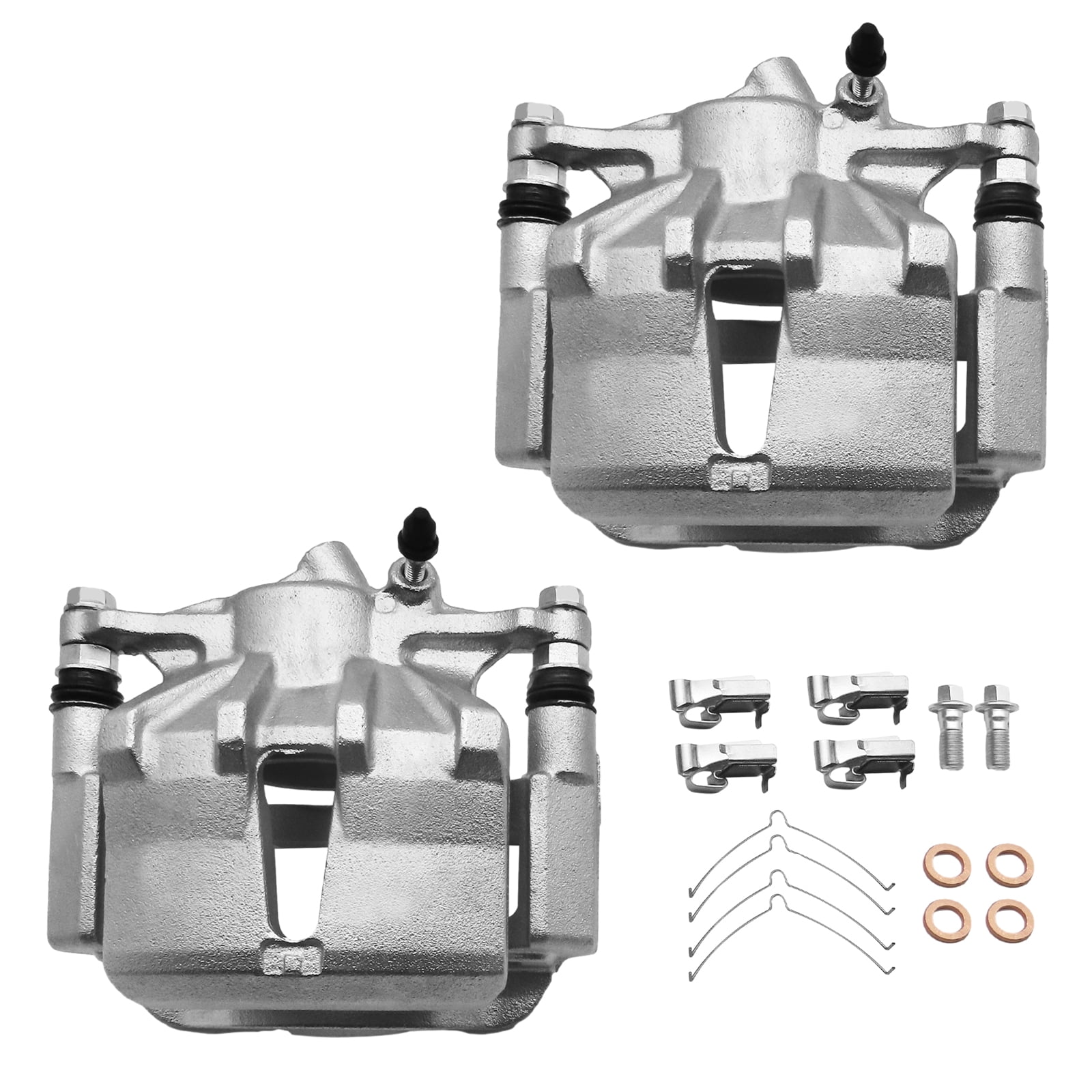 Aurogenix -Front Left & Right Brake Caliper with Bracket for 1997-2000 Toyota Camry 1998 1999 Replacement