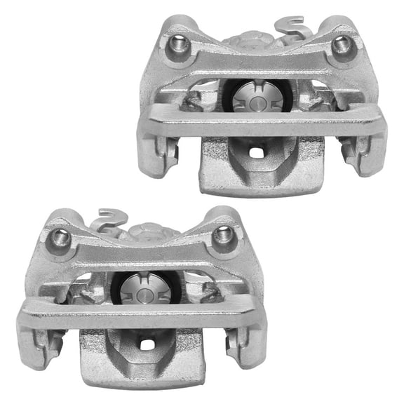 Aurogenix Rear Brake Calipers Assembly with Bracket Fits for 2006-2012 Ford Fusion;2007-2012 Lincoln MKZ;2006-2013 Mazda 6;2006-2011 Mercury Milan-Rear Brake Caliper 18-B5002 & 18-B5003