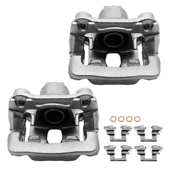 Aurogenix Rear Brake Caliper Compatible with Honda Pilot 2003-2008 Acura MDX 2001-2006, 19-B2675+19-B2674,Rear Driver and Passenger Side