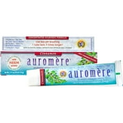 Auromere Ayurvedic Herbal, Natural Toothpaste, Cinnamon, 3.57 oz