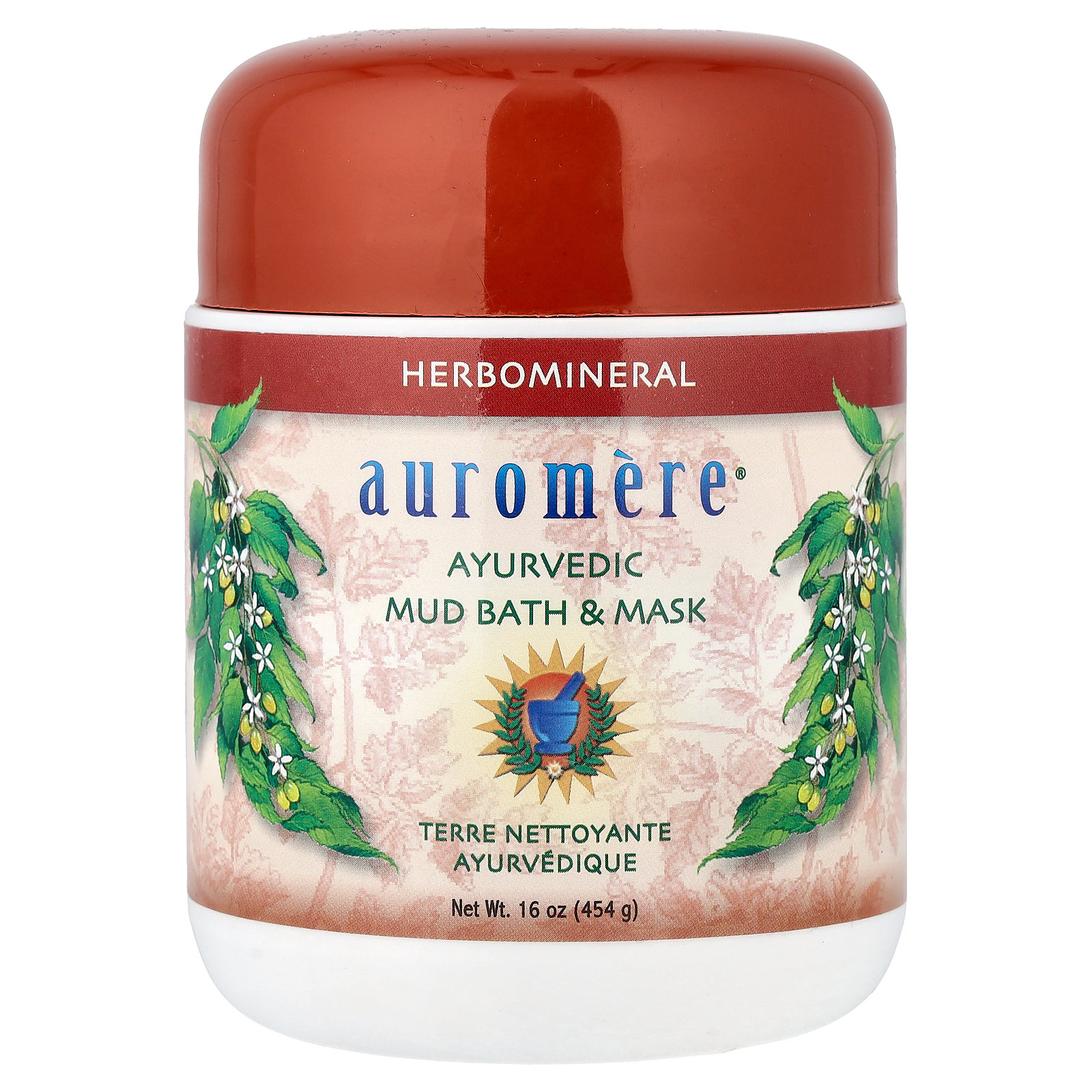 Auromere Ayurvedic Mud Bath & Mask, 16 oz (454 g)