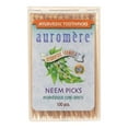 thumbnail image 1 of Auromere Ayurvedic Neem Picks - 100 Toothpicks - Case Of 12, 1 of 11