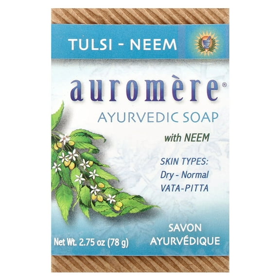 Auromere Bar Soaps Ayurvedic Bar Soap Tulsi-Neem