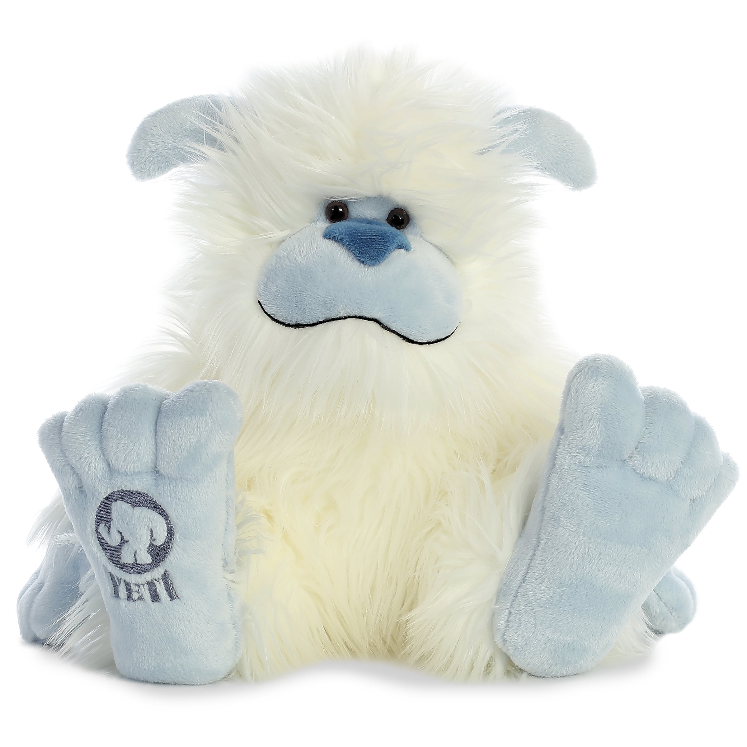 Aurora - Large White Fantasy - 12.5" Yeti - Mysterious Stuffed Animal