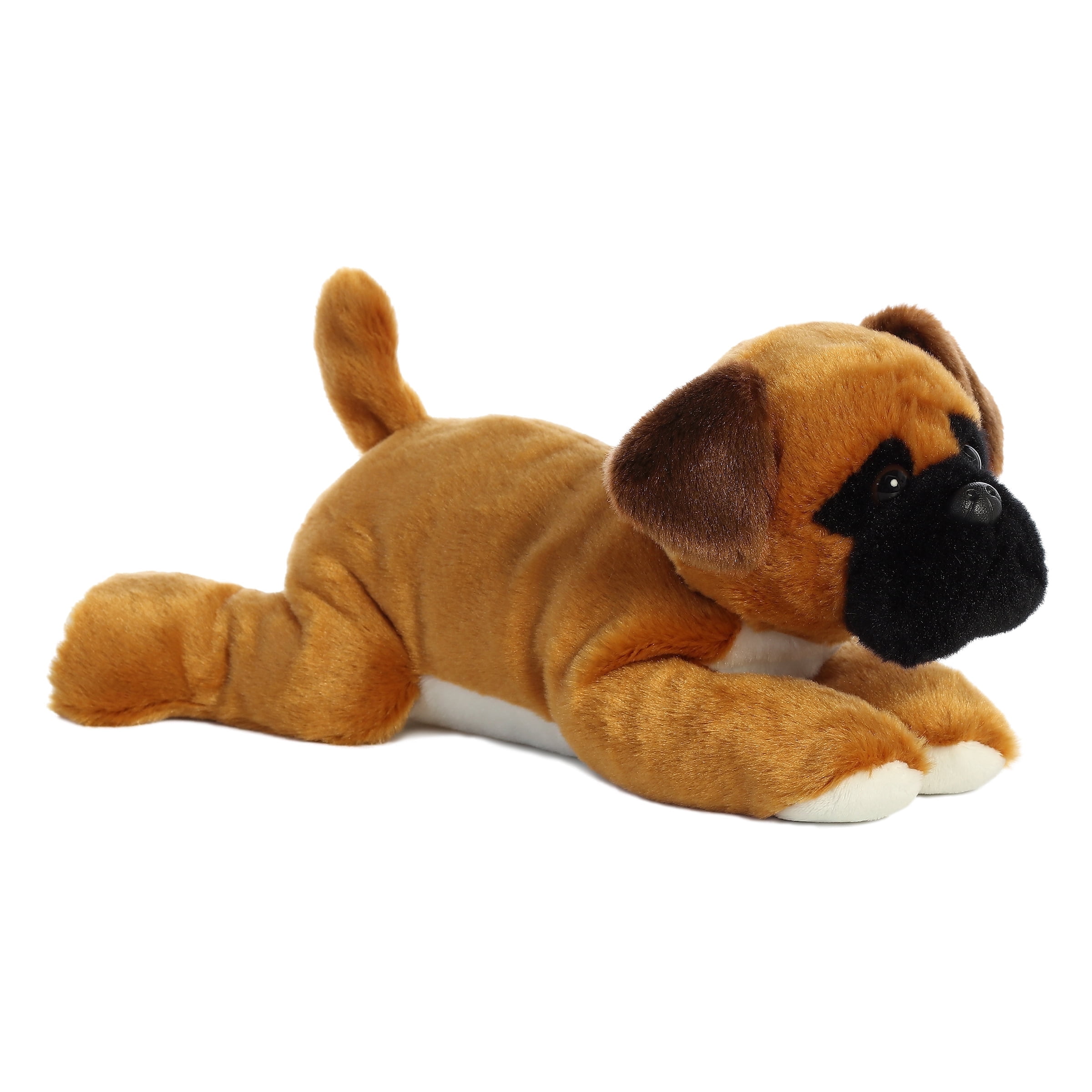 Aurora - Medium Brown Flopsie - 12" Chad Boxer - Adorable Stuffed Animal