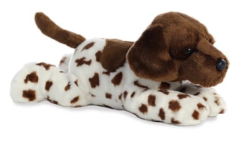 Aurora Dog Plush Puppy Medium Brown Flopsie 12 Gio German Shorthair Stuffed Animal Walmart