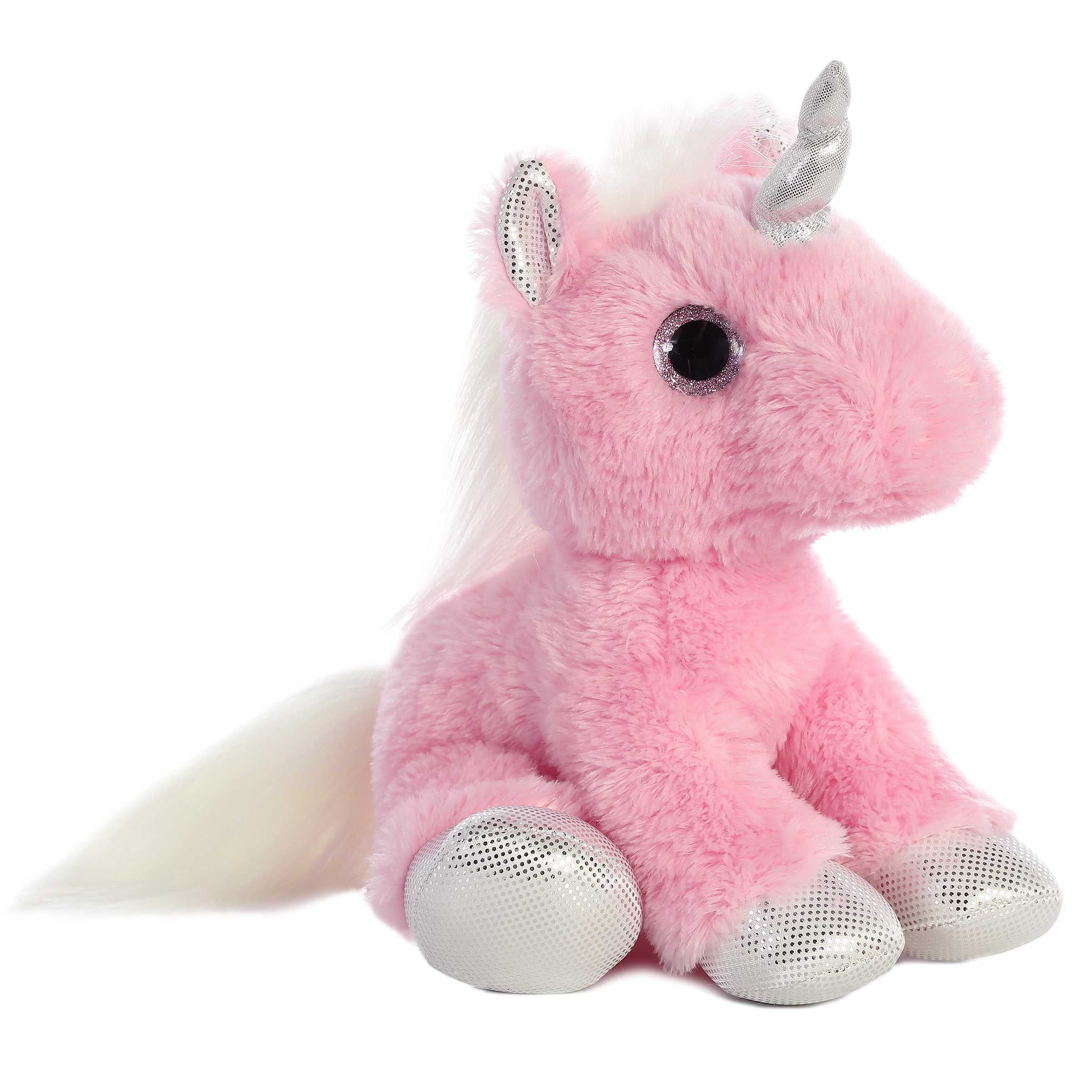 AURORA WORLD Aurora - Medium Pink Sparkle Tales - 12" Blossom Unicorn - Enchanting Stuffed Animal