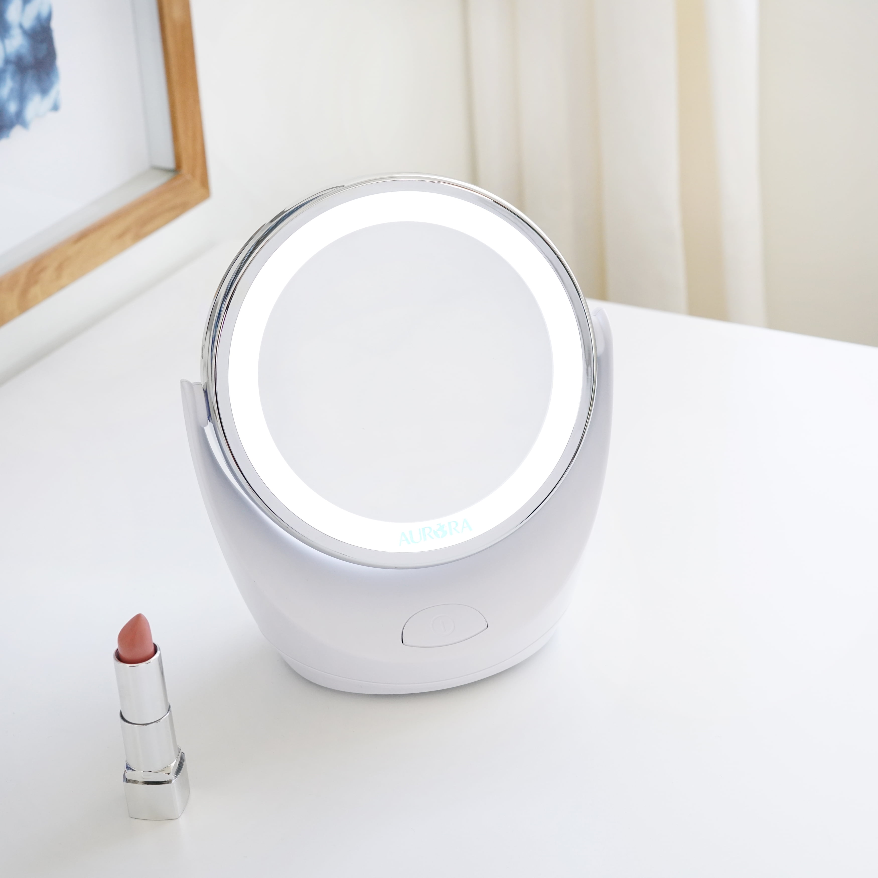 Aurora 1X/5X LED Lighted Vanity/Makeup Mirror