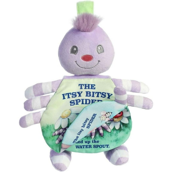Aurora 23267 9 in. World Ebba Soft Books Story Pals Itsy Bitsy Spider Stuffed Plush Toy