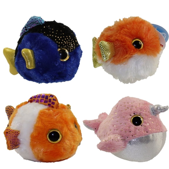 Aurora 2349761 3 in. Sealife Mini Yoohoo Plush with 4 Assortments - Case of 64