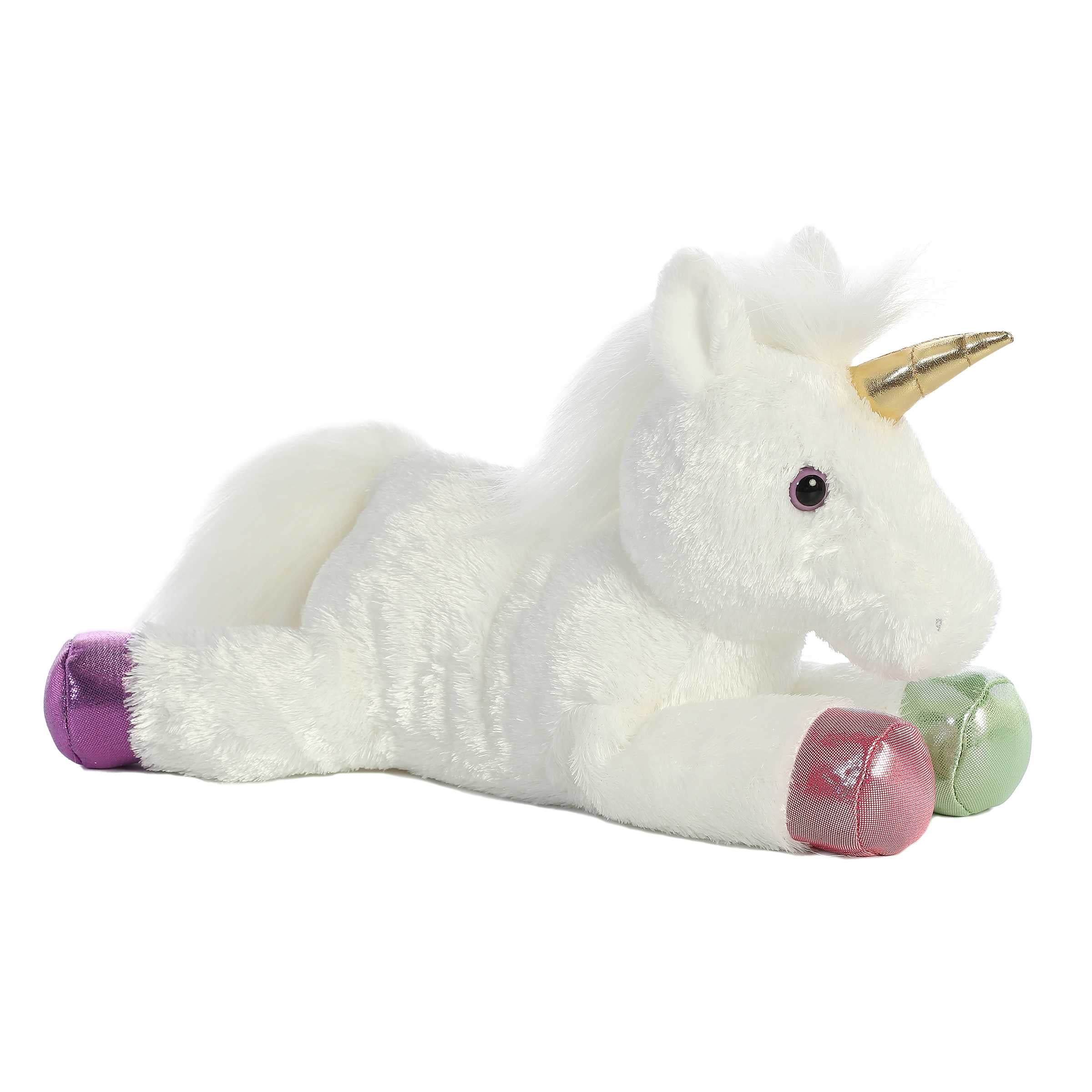 Aurora 31590 12 in. Adorable Flopsie Prism Unicorn Playful Ease Timeless Companions Stuffed ...