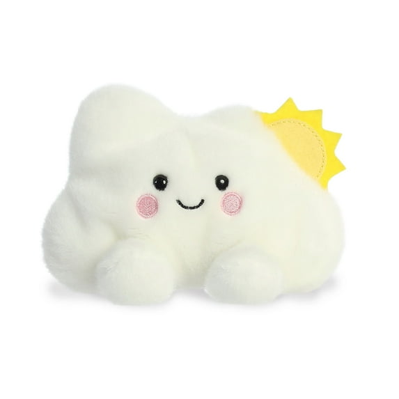 Aurora 33576 5 in. Adorable Pocket-Sized Fun On-the-Go Play Summer Cloud Stuffed Aniaml Plush Toy, White