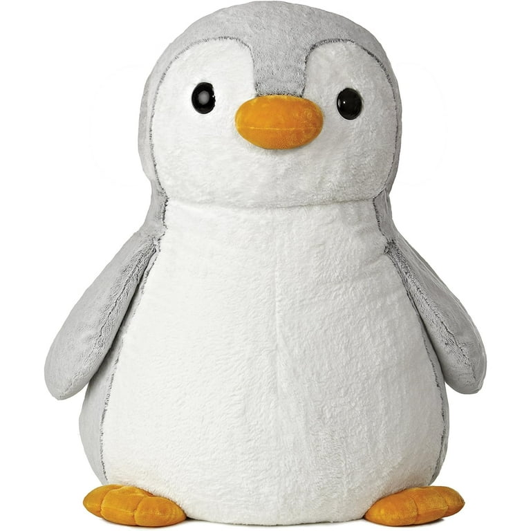 Aurora Pompom Penguin Plush Stuffed Animal - Soft Plush Huggable