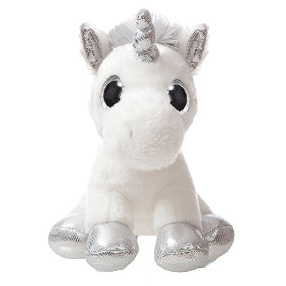 Aurora 60835 Tales Sparkle Unicorn Soft Toy, Silver, 7Inch