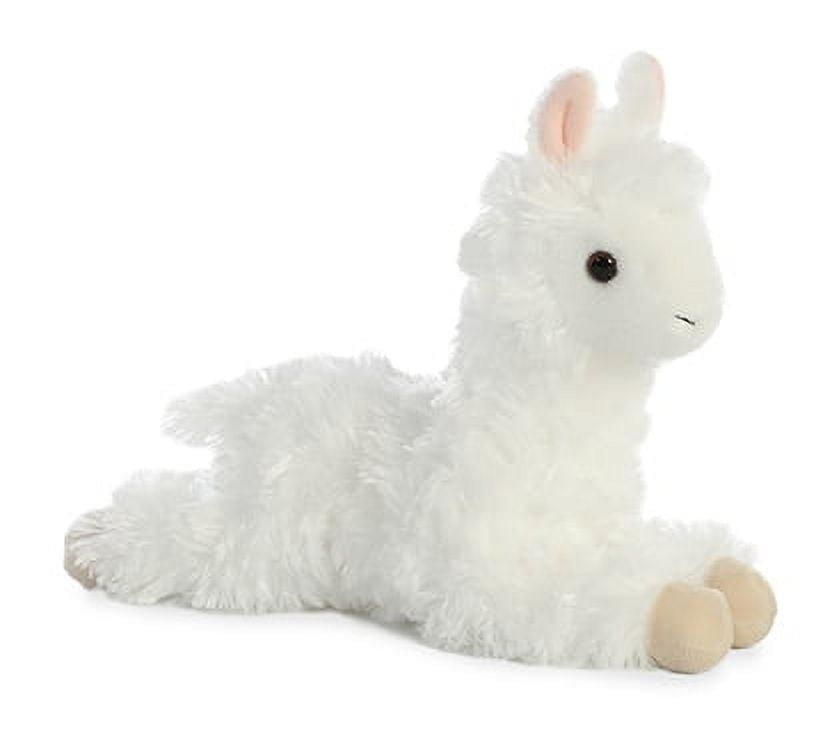 AURORA WORLD Aurora - Small White Mini Flopsie - 8" Ansy Alpaca - Adorable Stuffed Animal