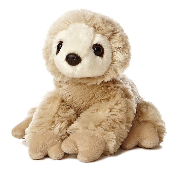 Aurora Cozy Sluuumpy Da Sloth Plush – Super Soft 15" Brown Stuffed Animal
