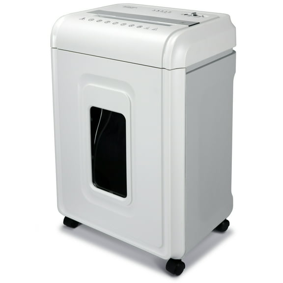 Aurora AU2442XA Heavy Duty Anti-Jam 24-Sheet Crosscut Shredder/40 Min Run Time/ 7-Gallon Pullout Basket, White/Grey