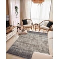 thumbnail image 1 of Aurora Modern Transitional Boho Vintage Area Rug Indoor for Living Room Color Grey Beige Cream Design 9916, 1 of 5
