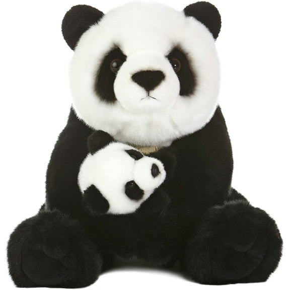 Aurora® Adorable Miyoni® Panda with Cub Stuffed