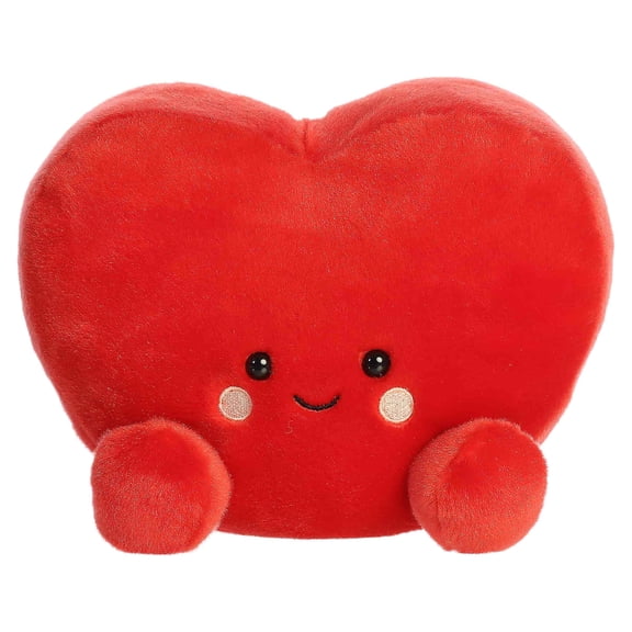 Aurora Adorable Palm Pals Party Sized Amore Heart Stuffed Animal - Fun Characters Now in Bigger Sizes - Perfect for Decorating Rooms and Birthday Gifts - Red 8 Inches