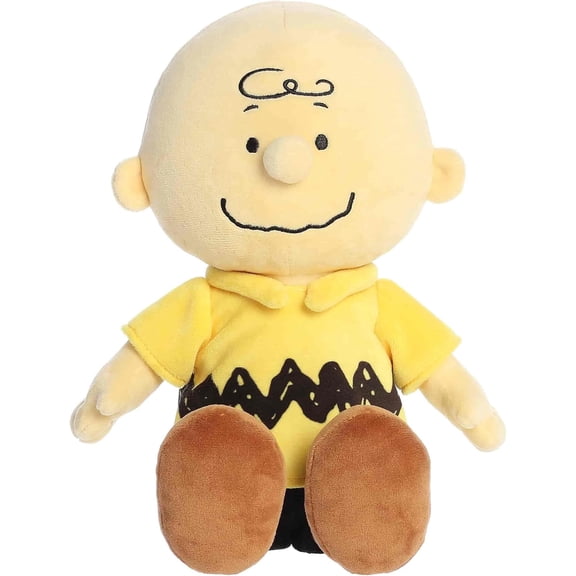 Aurora Adorable Peanuts Charlie Brown Stuffed Animal - Officially Licensed Toys for All Snoopy Fans - Nostalgic Gift for Adults and Birthday Celebrations - Multicolor 13 Inches