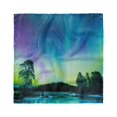 thumbnail image 1 of Aurora Borealis Head Scarf, Lake Forest Woods, Head Wrap, 3 Sizes, by Ambesonne, 1 of 2
