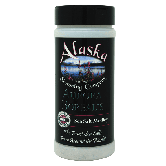 Aurora Borealis Sea Salt Medley Seasoning Mix – 100% Natural Premium Sea Salt Blend – Loaded in Flavor, Color & Trace Minerals – 100% Sea Salt - Alaska Seasoning Company