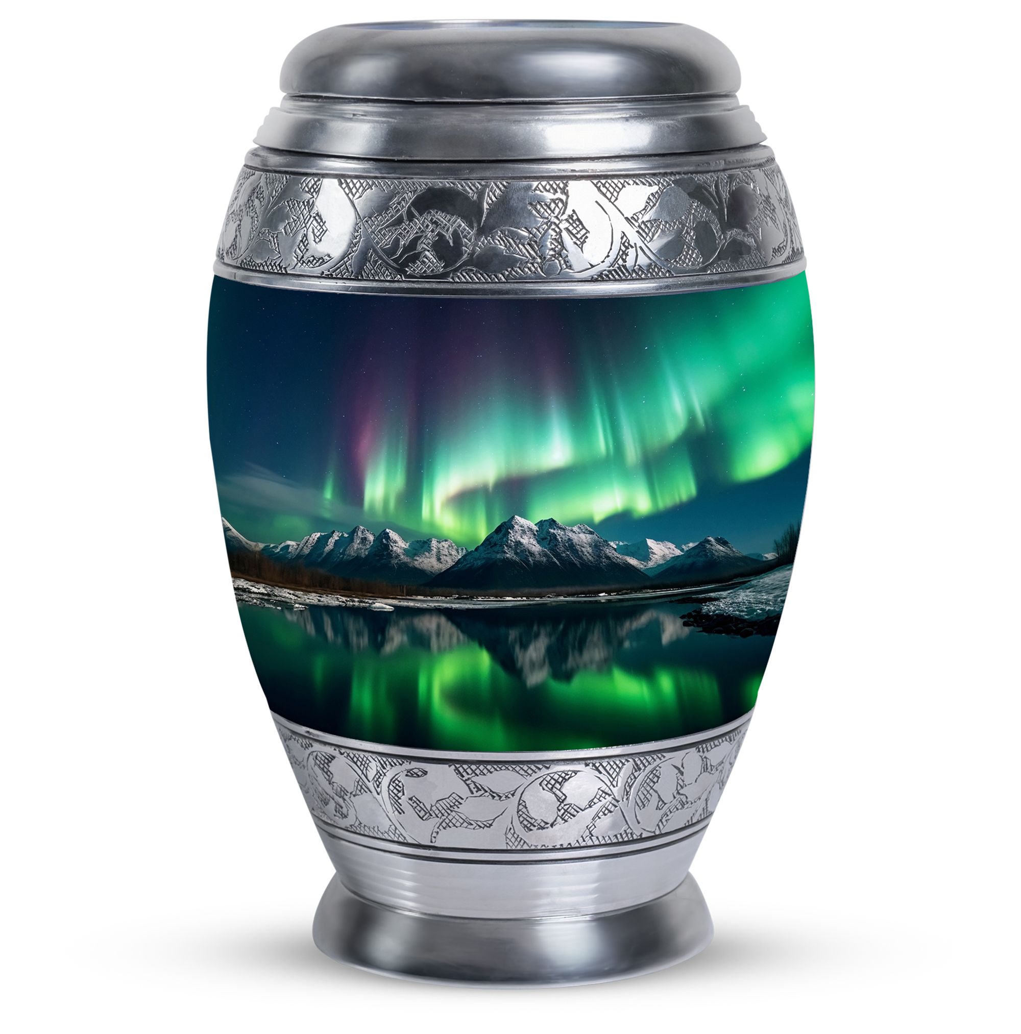 Aurora Borealis Urn For Human Ashes, Urns For Human Ashes Adult, Urns For Women Ashes, Urn For Ashes Adult Male, Funeral Urns For Adult Ashes Women, Bird Urns, Urns For Ashes Adult Female 10 Inch