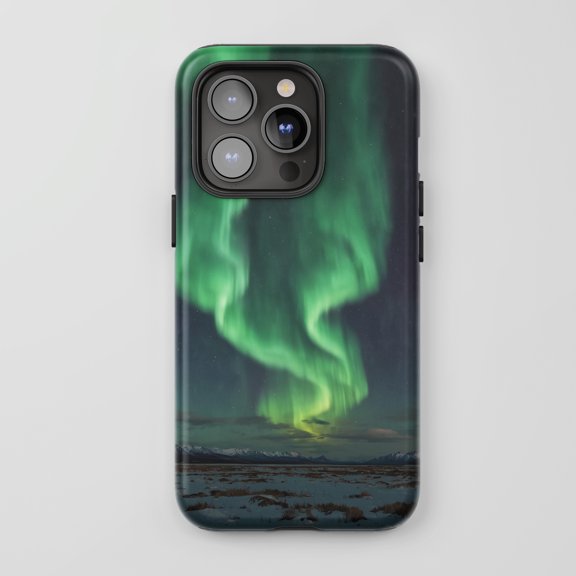 Aurora Borealis iPhone Series Tough Phone Case Nature Landscape