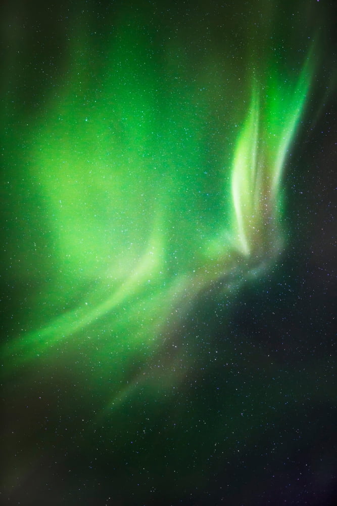 Aurora Borealis or Northern Lights Lapland Sweden Canvas Art - Panoramic Images (36 x 12)